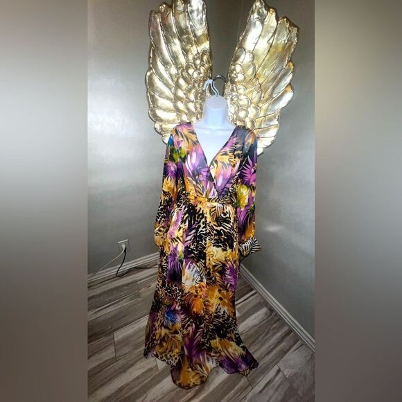 Spy Zone Exchange Tropical Lepard Dress, Y2K ,Medíum - Picture 1 of 14